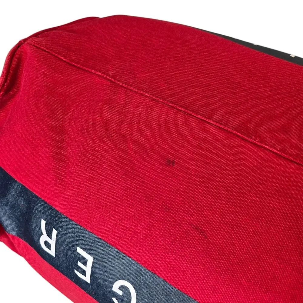 Vintage 90’s Tommy Hilfiger Big Flag Spell Out Duffel Bag Travel Gym